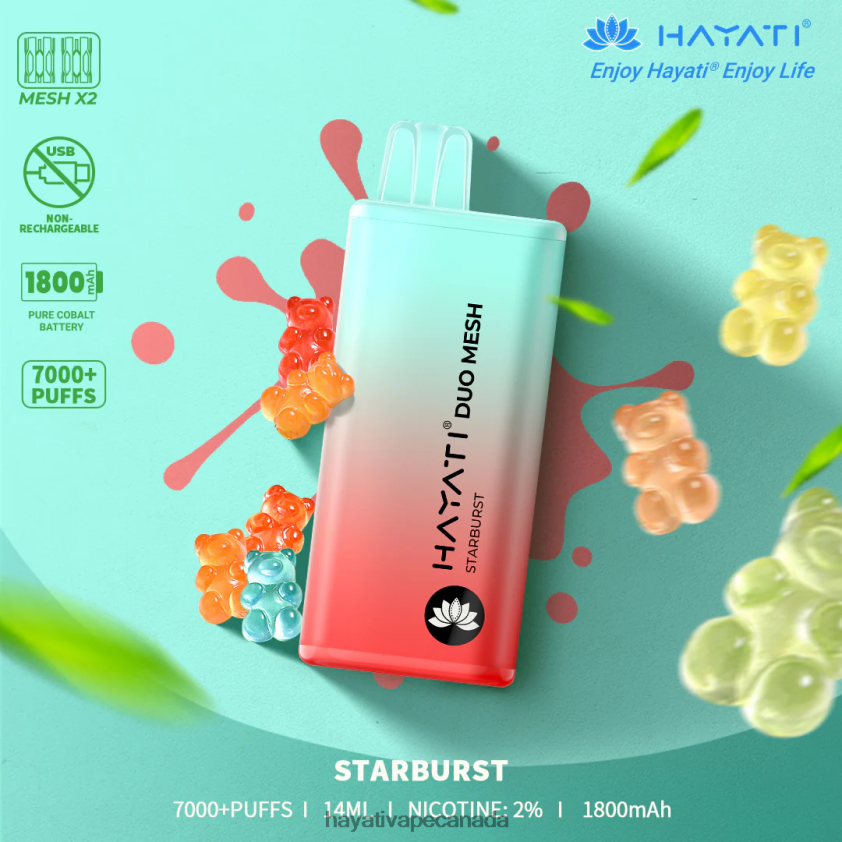 Hayati Ottawa - 2LHDP8181 Hayati Duo Mesh Disposable Starburst