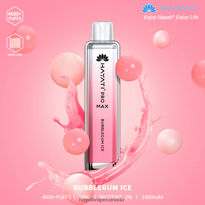 Hayati Ottawa - 2LHDP8131 Hayati Pro Max Disposable Bubblegum Ice