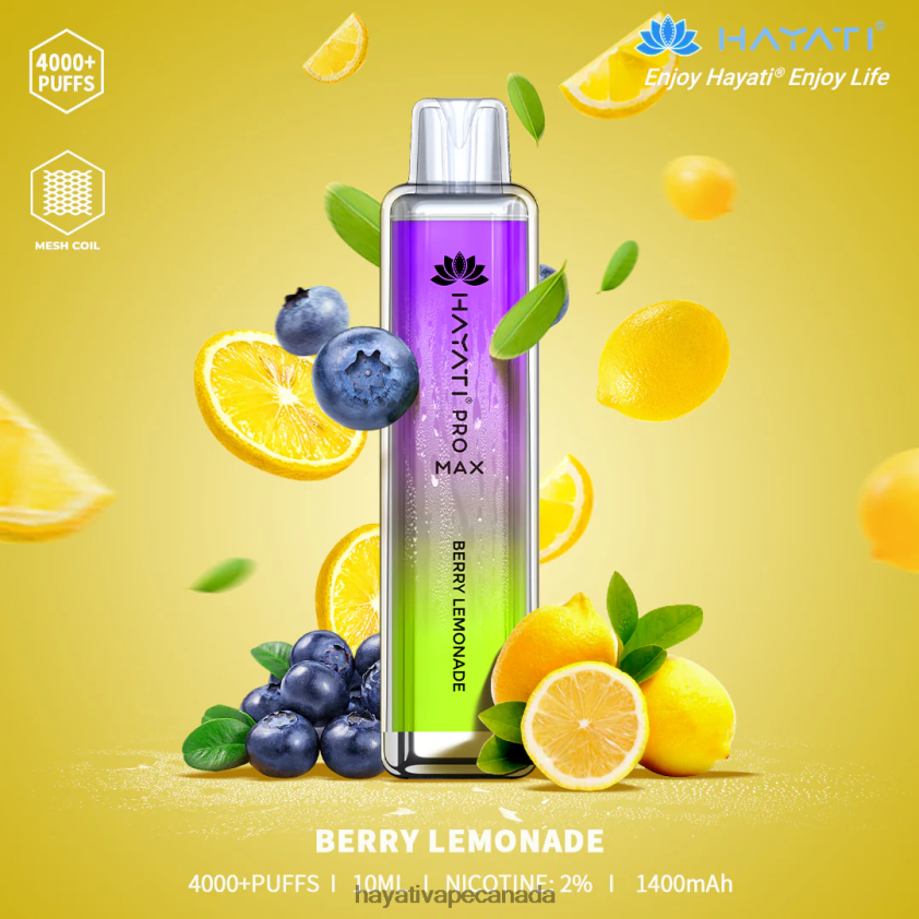 Hayati Ottawa - 2LHDP891 Hayati Pro Max Disposable Berry Lemonade