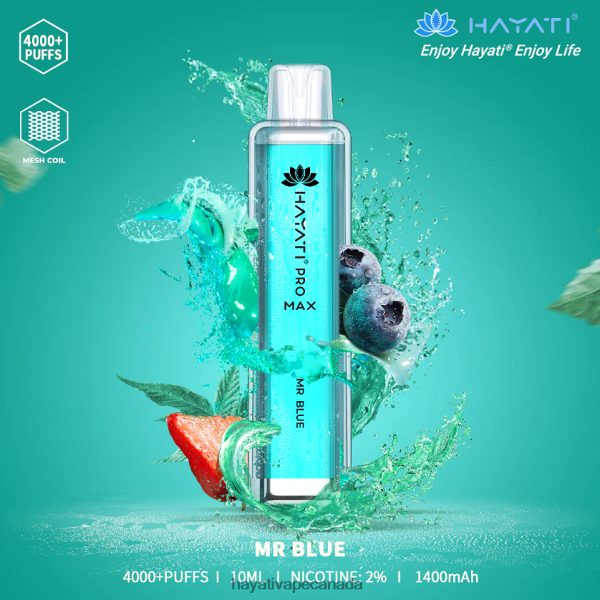 Hayati Toronto - 2LHDP8113 Hayati Pro Max Disposable Mr.Blue