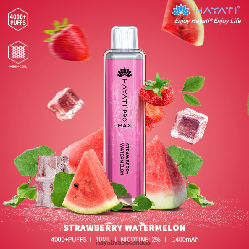 Hayati Toronto - 2LHDP8123 Hayati Pro Max Disposable Strawberry Watermelon