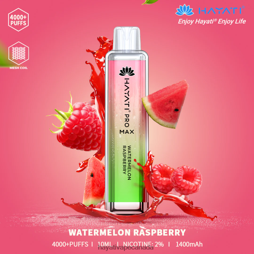 Hayati Toronto - 2LHDP8143 Hayati Pro Max Disposable Watermelon Raspberry