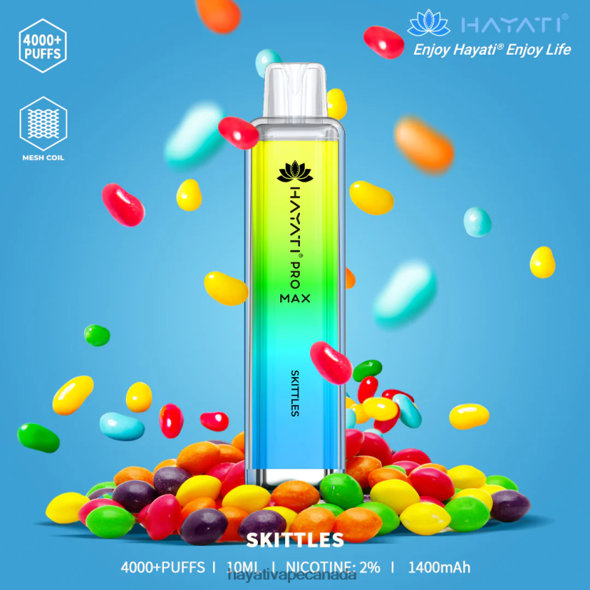 Hayati Vape Canada - 2LHDP8120 Hayati Pro Max Disposable Skittles