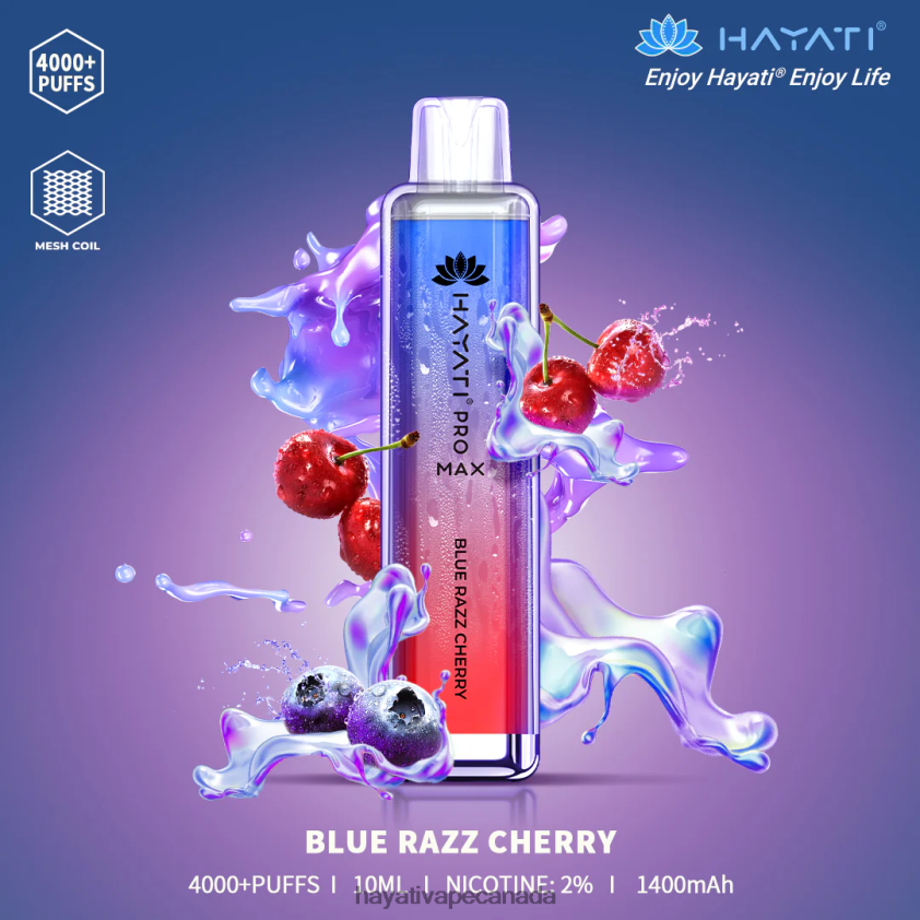 Hayati Vape Flavours - 2LHDP894 Hayati Pro Max Disposable Blue Razz Cherry