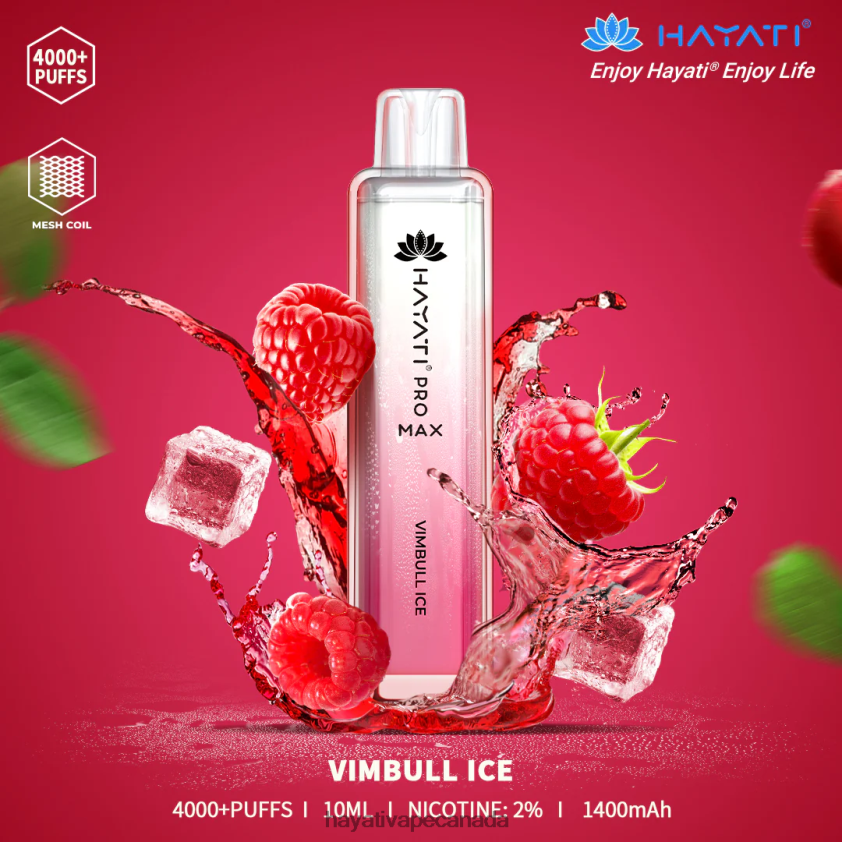 Hayati Vape Review - 2LHDP8126 Hayati Pro Max Disposable Vimbull Ice