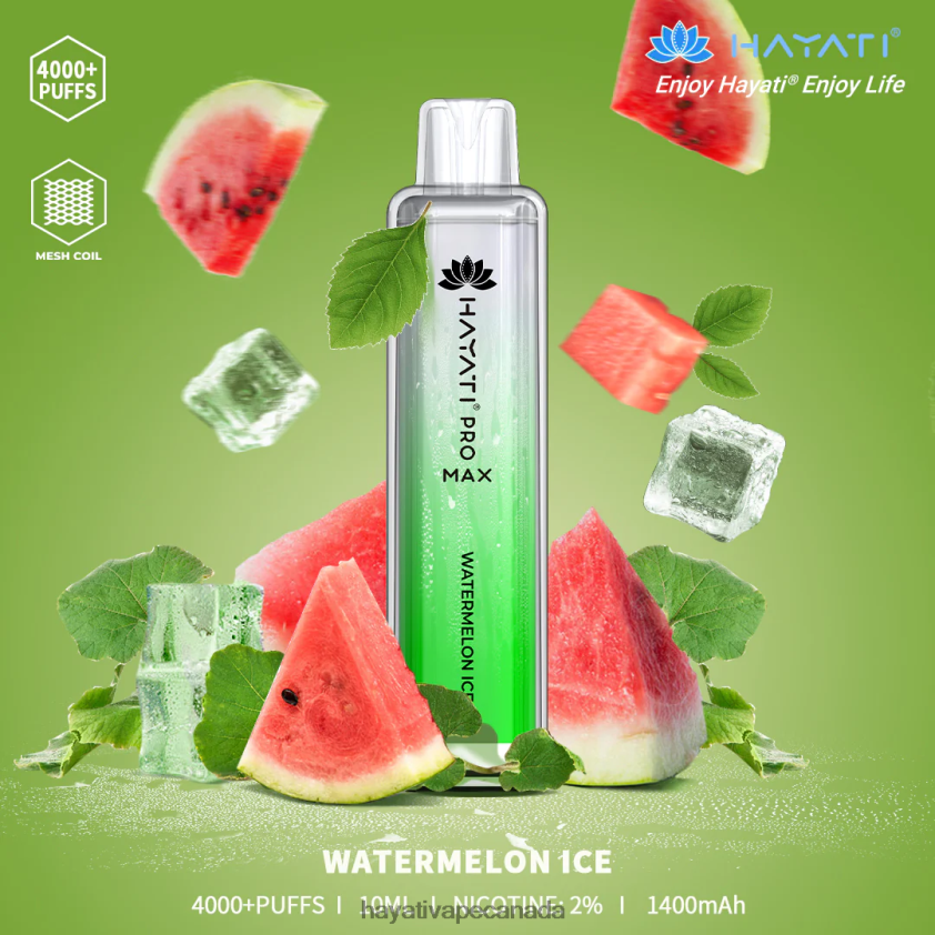 Hayati Vapes Wholesale - 2LHDP8127 Hayati Pro Max Disposable Watermelon Ice