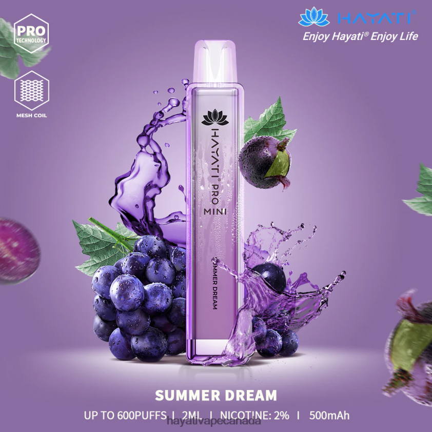 Hayati Toronto - 2LHDP823 Hayati Pro Mini Disposable Summer Dream