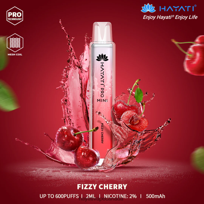 Hayati Vape Shop - 2LHDP89 Hayati Pro Mini Disposable Fizzy Cherry