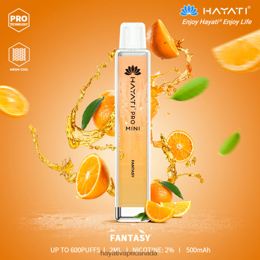 Hayati Vapes Wholesale - 2LHDP827 Hayati Pro Mini Disposable Fantasy