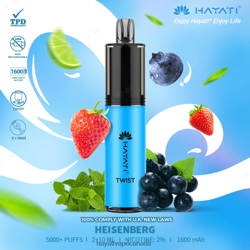 Hayati Ottawa - 2LHDP871 Hayati Twist Disposable Heisenberg