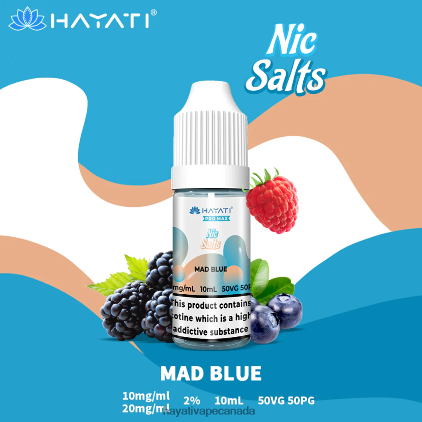 Hayati Toronto - 2LHDP8243 Hayati Pro Max Nic Salts Mad Blue