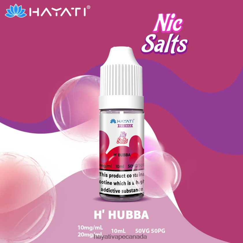 Hayati Vape Canada - 2LHDP8250 Hayati Pro Max Nic Salts H'Hubba