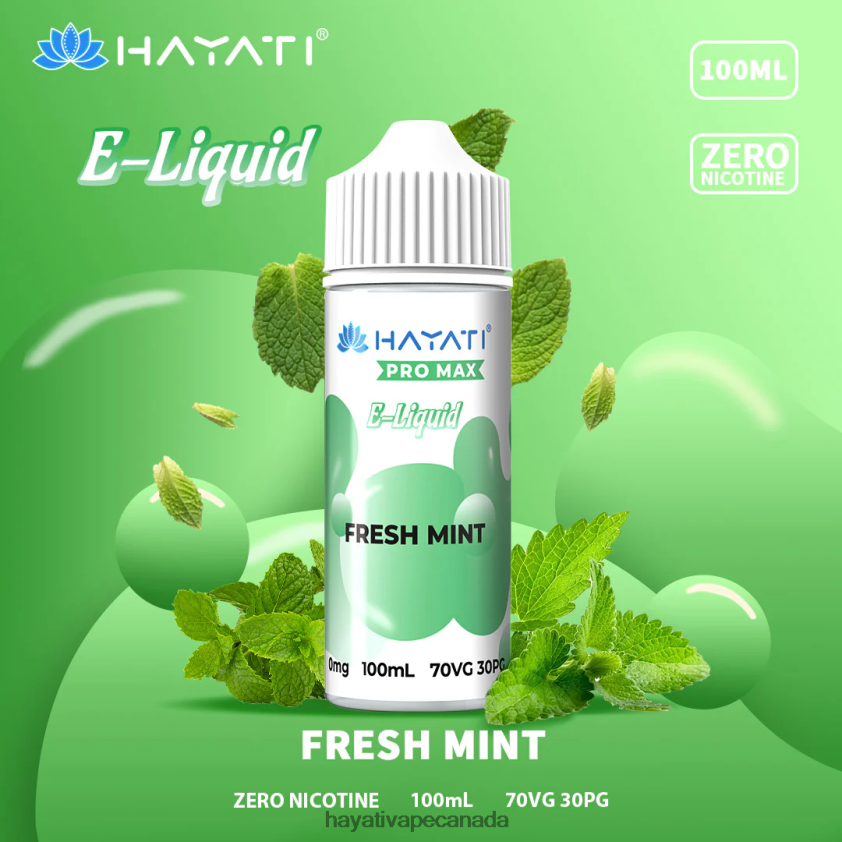 Hayati Vape Liquid - 2LHDP8255 Hayati Pro Max Nic Salts Fresh Mint