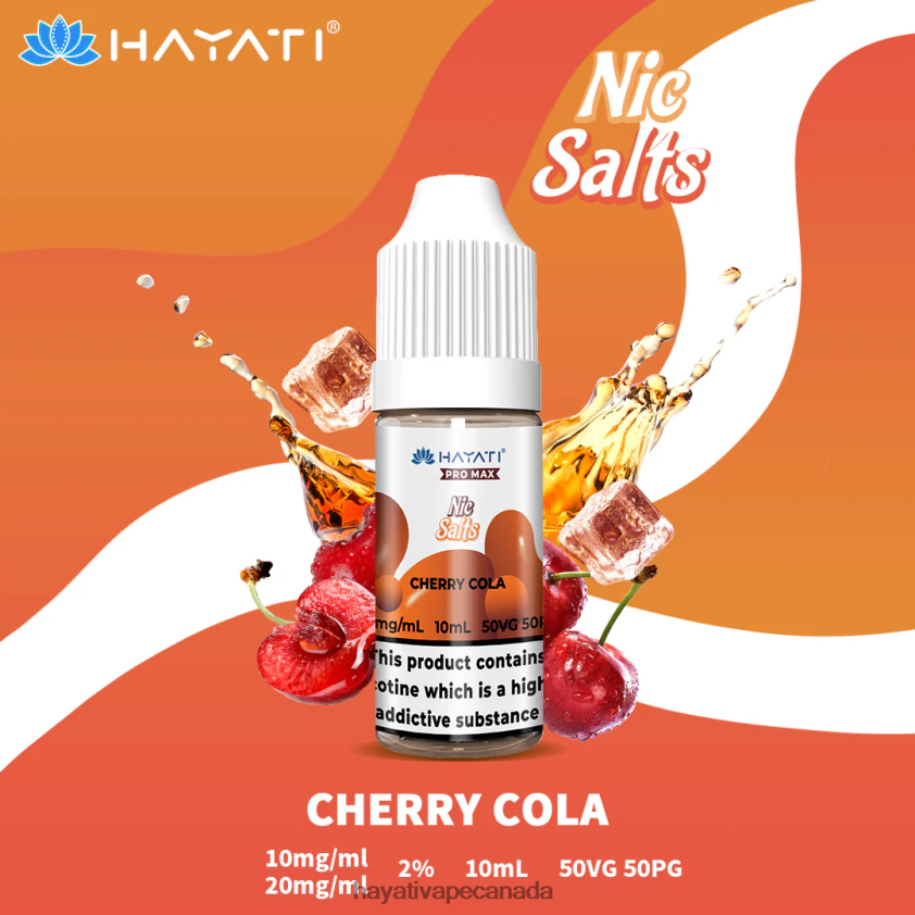 Hayati Vape Review - 2LHDP8236 Hayati Pro Max Nic Salts Cherry Cola