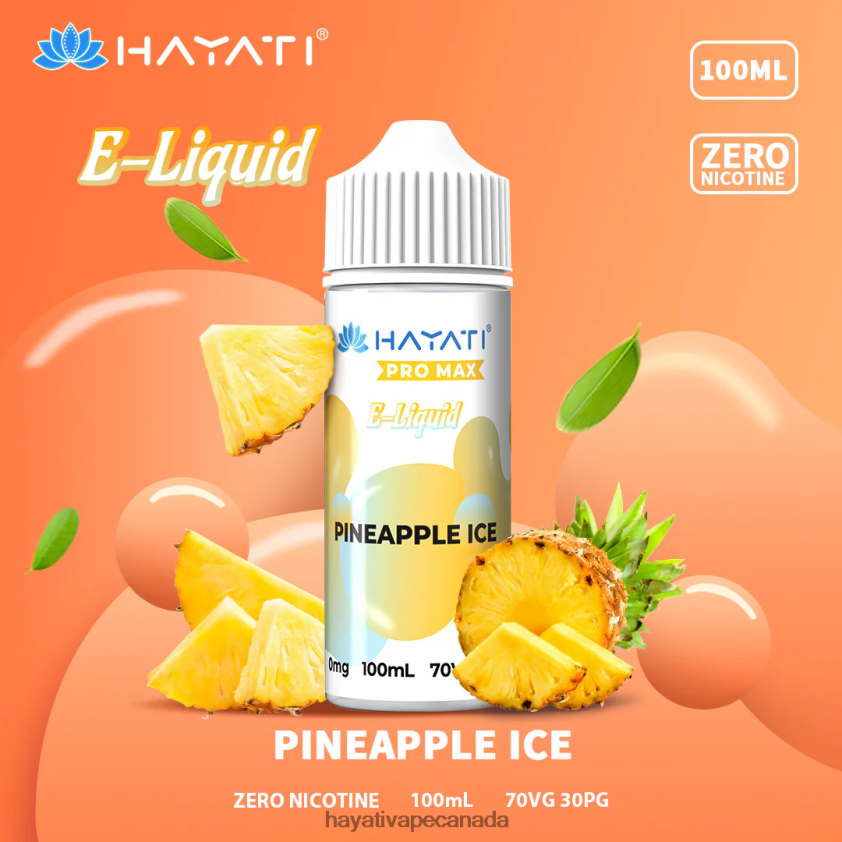 Hayati Vape Review - 2LHDP8256 Hayati Pro Max Nic Salts Pineapple Ice