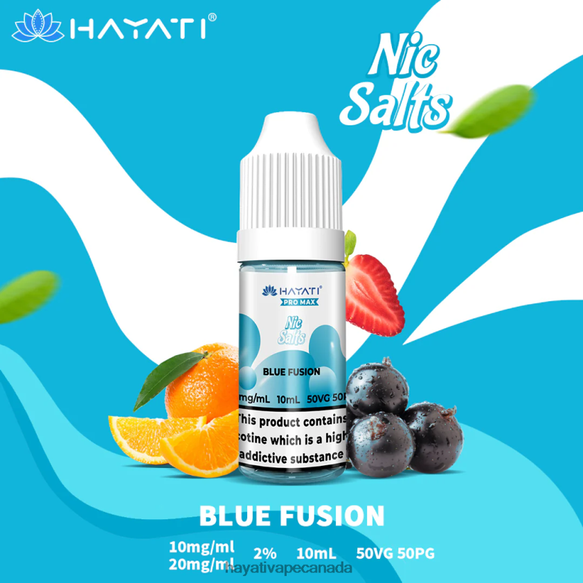 Hayati Vape Shop - 2LHDP8229 Hayati Pro Max Nic Salts Blue Fusion