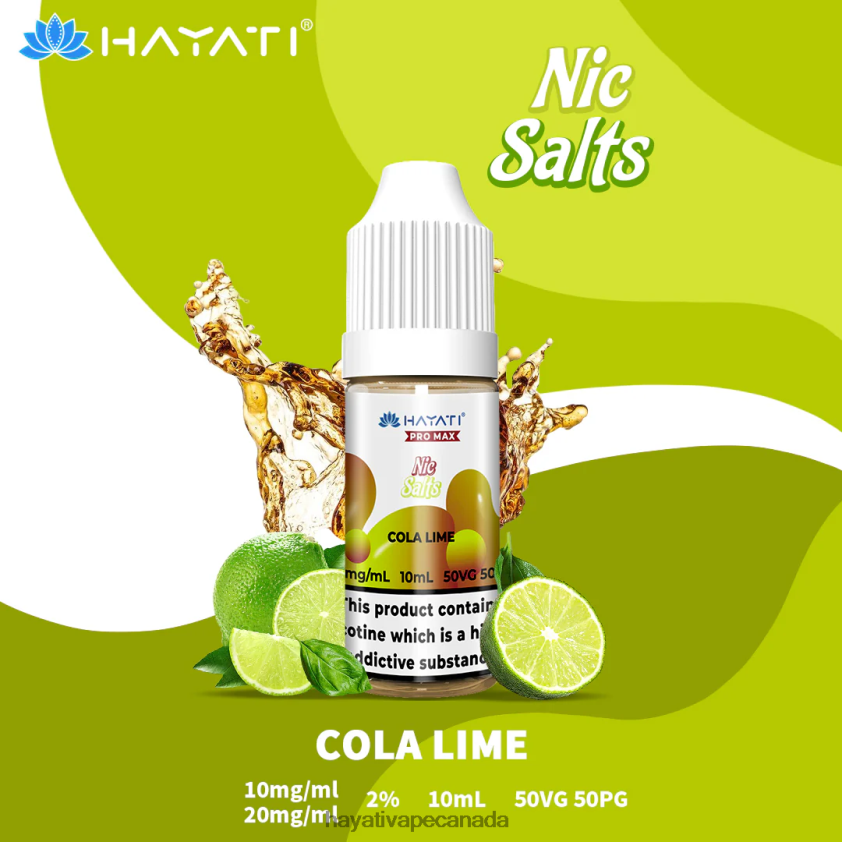 Hayati Vapes Wholesale - 2LHDP8237 Hayati Pro Max Nic Salts Cola Lime