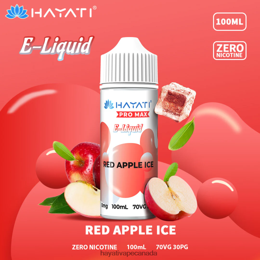 Hayati Vapes Wholesale - 2LHDP8257 Hayati Pro Max Nic Salts Red Apple Ice