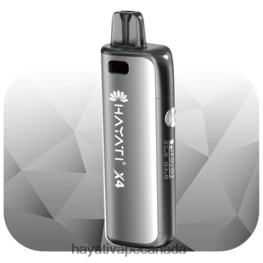 Hayati Vape Canada - 2LHDP860 Hayati X4 Refillable Pod System Midnight Grey