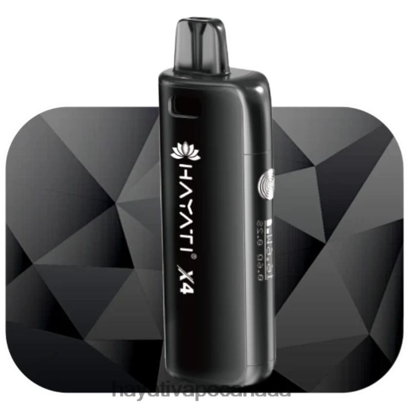 Hayati Vape Canada - 2LHDP862 Hayati X4 Refillable Pod System Stormy Black